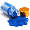 Iron oxide blue powder