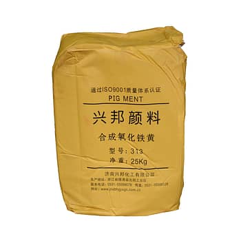 polvo amarillo de óxido de hierro 313