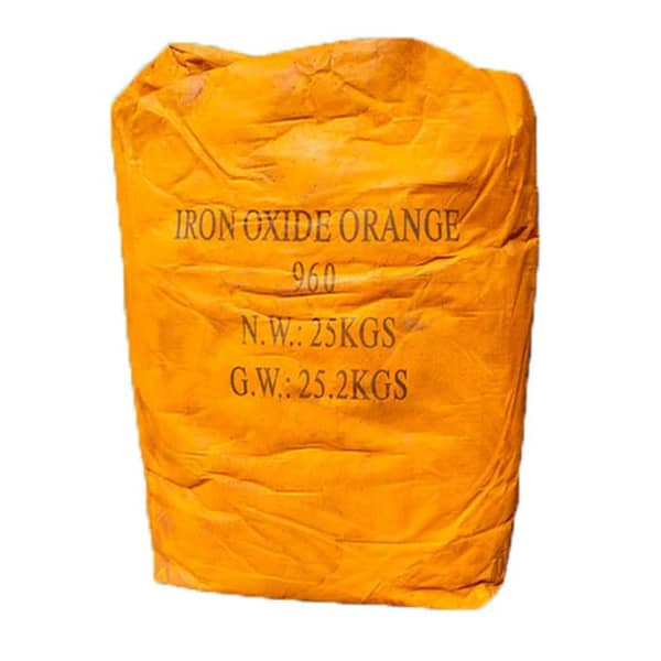 Polvo de naranja de óxido de hierro 960