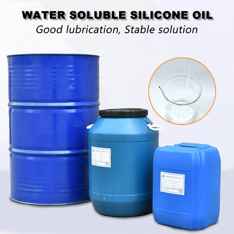 Usos de aceite de silicona soluble en agua